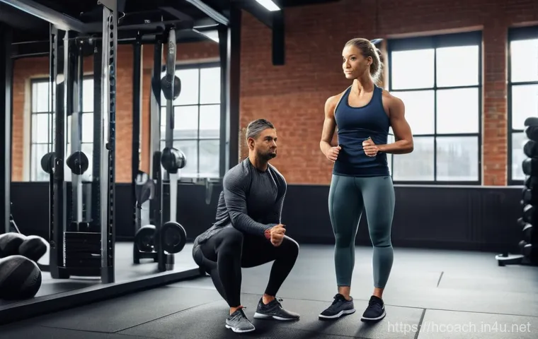 건강코칭과 운동 처방의 연계성 - A woman in her late 20s to early 30s with a radiant, healthy glow, dressed in comfortable, stylish l...