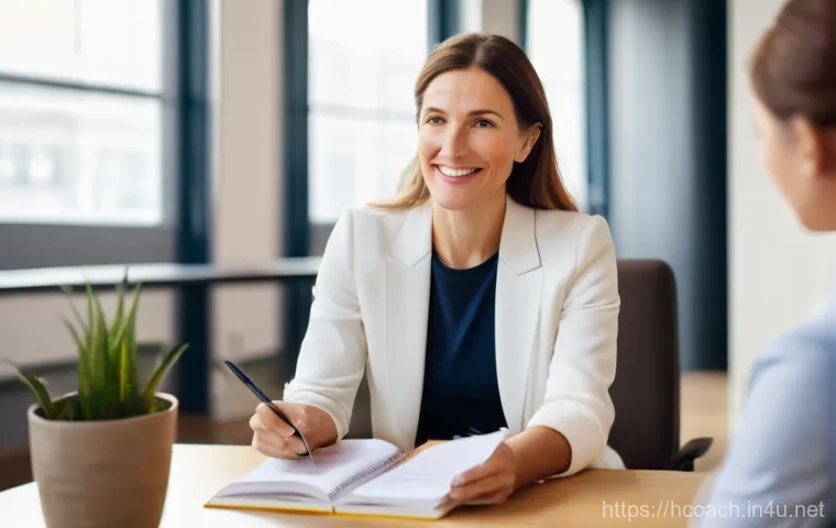건강코칭과 운동 처방의 연계성 - A highly professional female fitness coach, in her late 30s with an athletic and toned physique, wea...