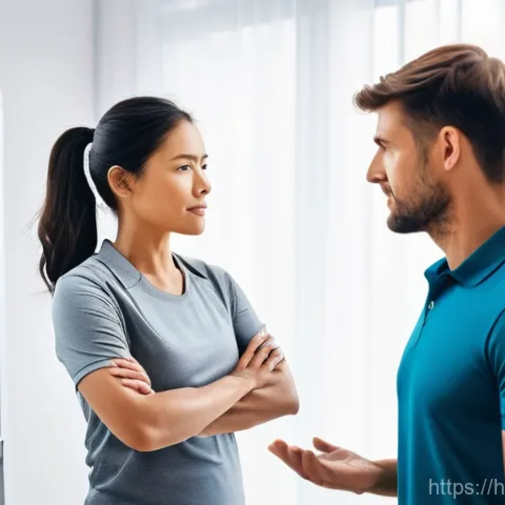 건강코칭 고객 유형별 접근법 - **Prompt 1: Navigating Health Information Overload**
A wide shot of a diverse group of individua...